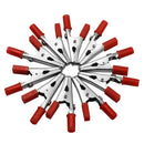 Braçadeiras de jacaré de metal com 28 peças/caixa