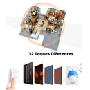 Campainha Residencial Botão Wireless Doorbell Sem Fio Alcance De 100 Metros