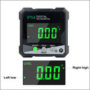 Medidor de ângulo nivelado digital 360 ° medição com base magnética eletrônico universal