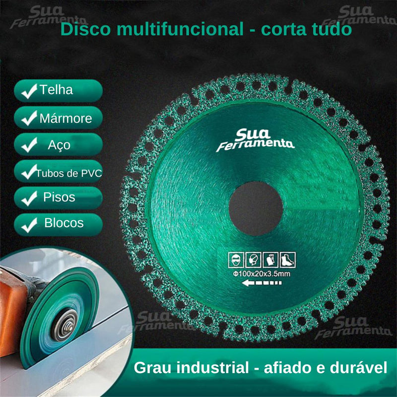 Disco De Corte Multifuncional Premium - Corta tudo