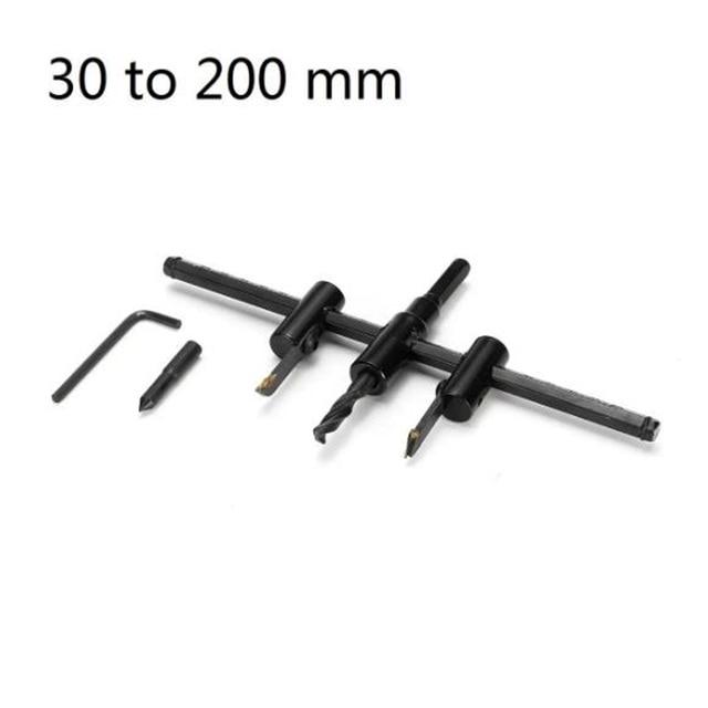 Cortador de orifício ajustável