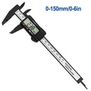 Paquímetro digital fibra de carbono LCD 0-100/150mm 6-POL